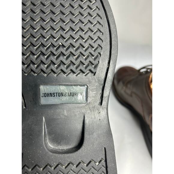 Johnston & Murphy Shuler Bicycle Brown Leather Oxford Shoes Mens 11.M  20-7223 main image 2